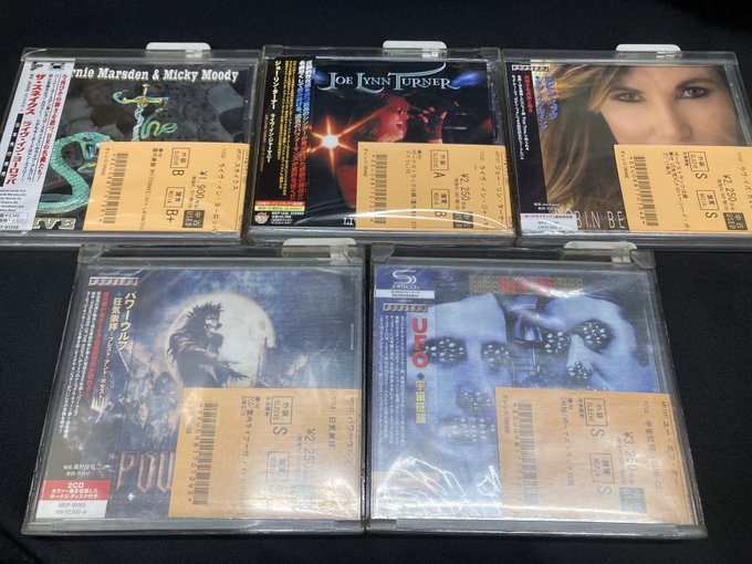 8/24(日)METAL中古CD新入荷情報】リマスター盤や国内盤帯付を