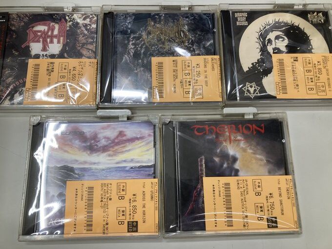 3/18(火) METAL中古CD新入荷情報】DEATH,THRASHまとめてレア盤