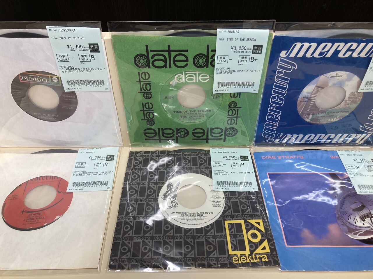 オンライン出品開始！【7月27日ROCK中古レコード新入荷情報】7インチ約