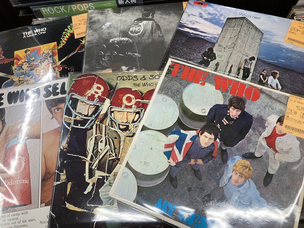 6/30(火)ROCK中古レコード新入荷情報】THE WHO国内盤を中心にDR 