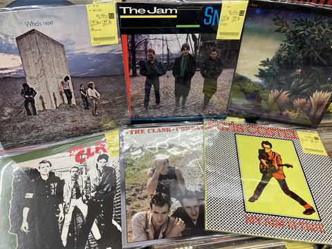 9/20(日)ROCK中古レコード新入荷情報】THE WHO, CLASH,JAMなど人気英国