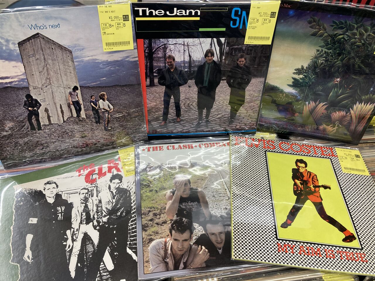 THE WHO LPレコード 6枚 (まとめ売り) 9/20(日)ROCK中古レコード新入荷情報】THE WHO, CLASH,JAMなど人気英国