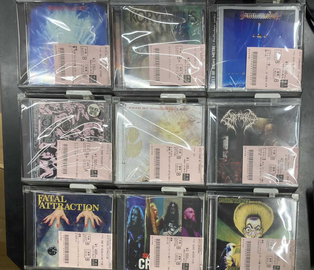 8/2(日)METAL中古CD新入荷情報】本日もバラエティーに富んだ内容にて約