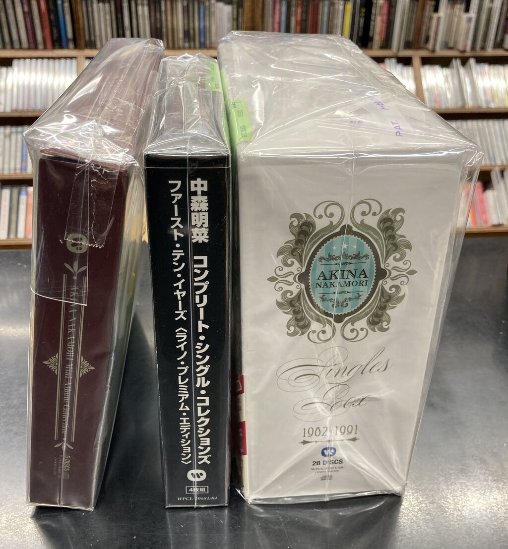 中古美品 CD 中森明菜 コンプリート・シングル・コレクションズ ファースト・テン・イヤーズ CD BOX 4枚組