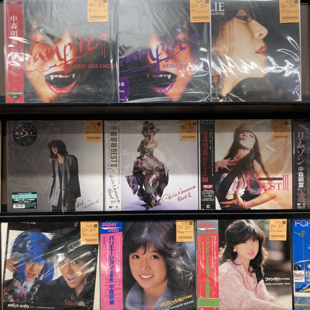 6/5(金)中古レコード入荷情報!!《中森明菜貴重レコード》 : ディスク