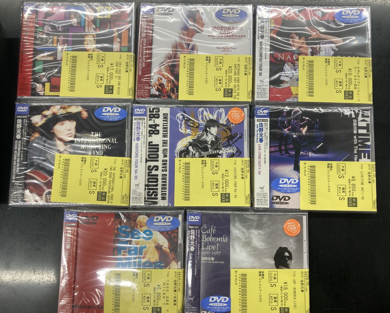 佐野元春　廃盤DVD 9/24(木)佐野元春CD・DVD大量入荷しました!!《廃盤稀少アイテム多数