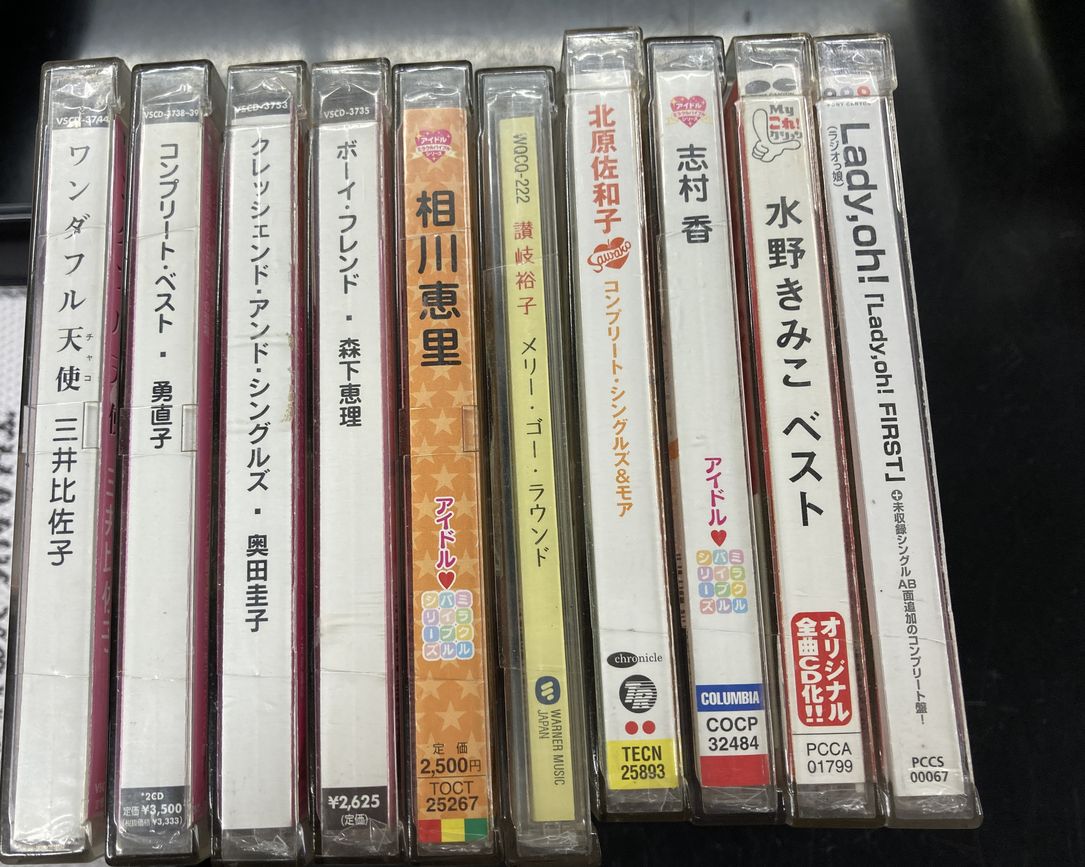 6/1(土) 70～80年代女性アイドル中古CDまとめて入荷しました
