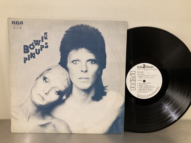 2/15(日)ボウイ別ジャケあり! 洋楽ロックとフラワーズの国内見本盤LPが