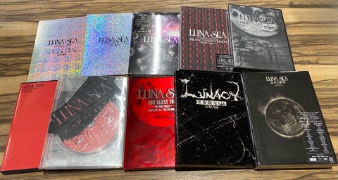 10月3日(火) LUNA SEA 映像作品まとまって入荷しました 10月3日(火) LUNA SEA 映像作品まとまって入荷しました