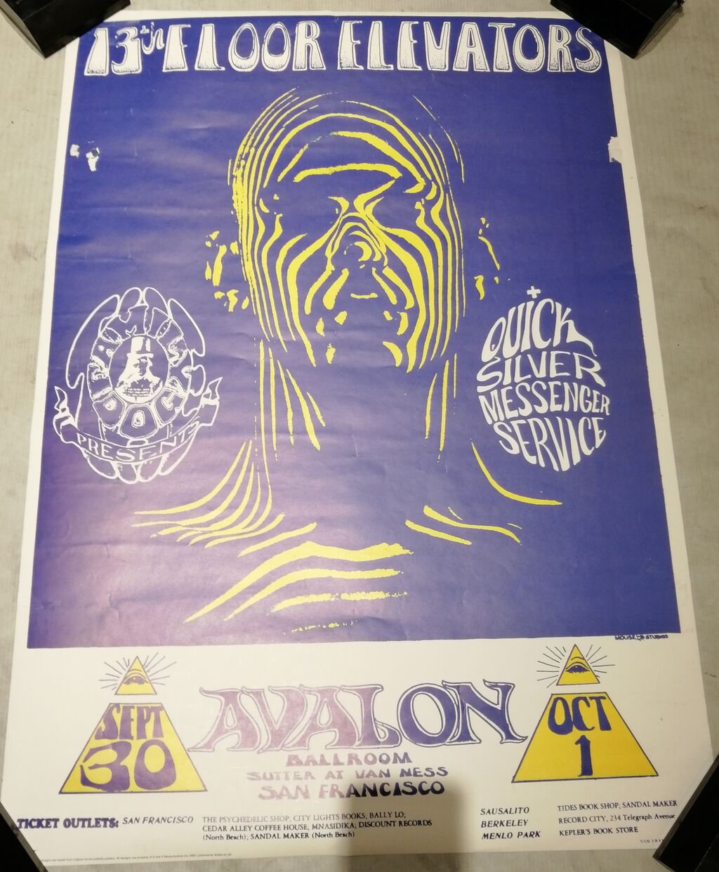 3/6(水)【ポスター入荷】BEATLES, CSN&Y, 13TH FLOOR ELEVATERS