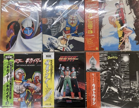 4/9(水) アニメ、特撮系中古レコード約50枚入荷しましたっ