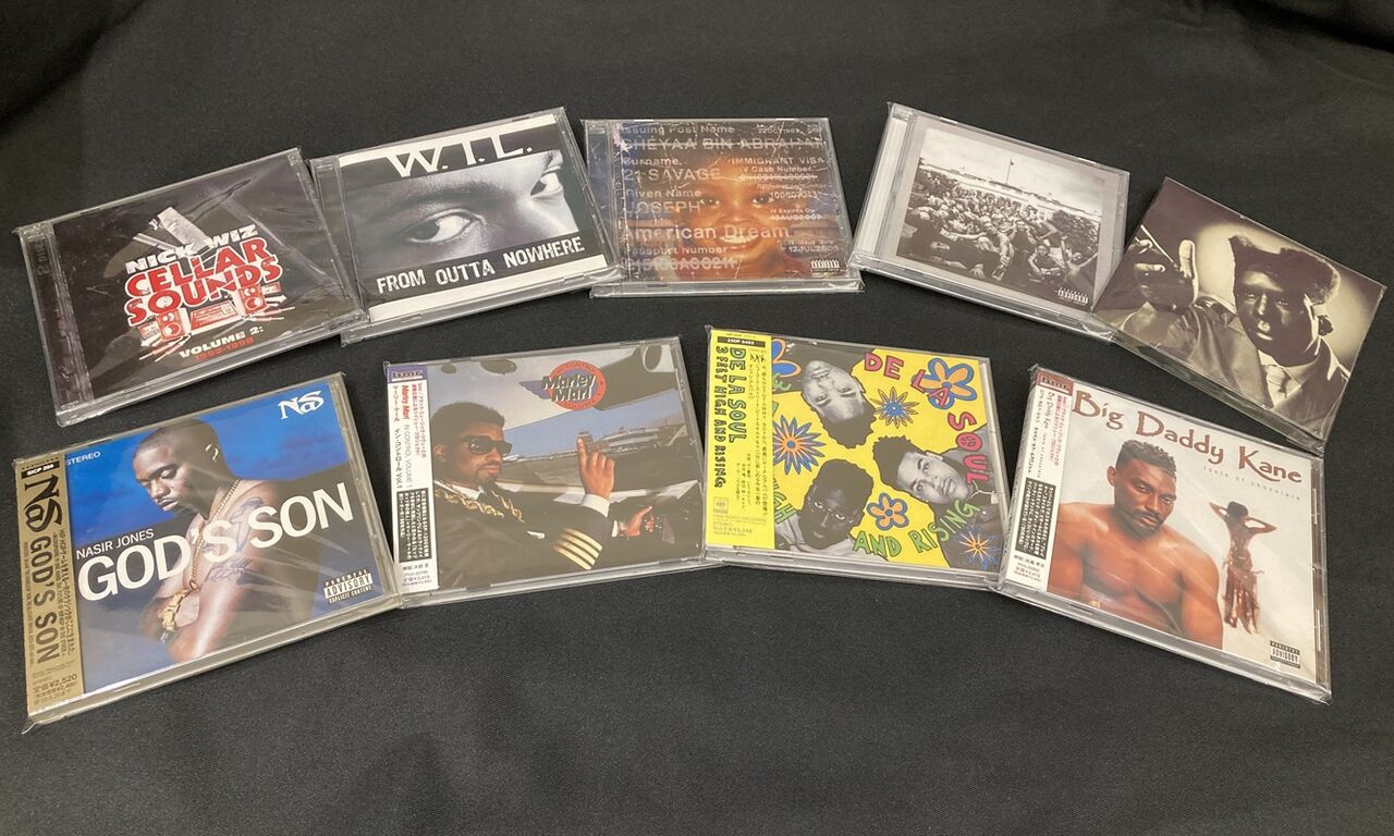 6/24(水) 90'HIP HOP CLASSIC中心にレア盤～近年盤まで中古CDが大量