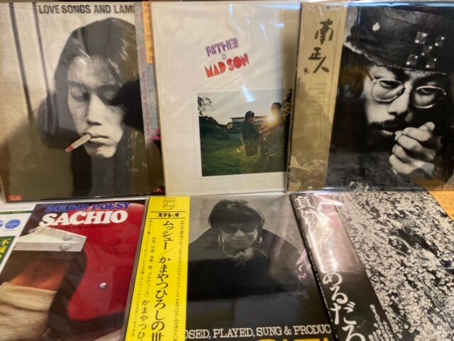 12月15日(金)日本のロック・フォークのレコードがまとまって入荷