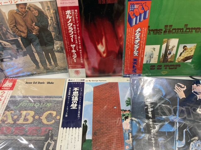 ジャンク品　EPレコードとジャケットセット 8月10日(木)ロック国内廃盤レコードがまとまって入荷