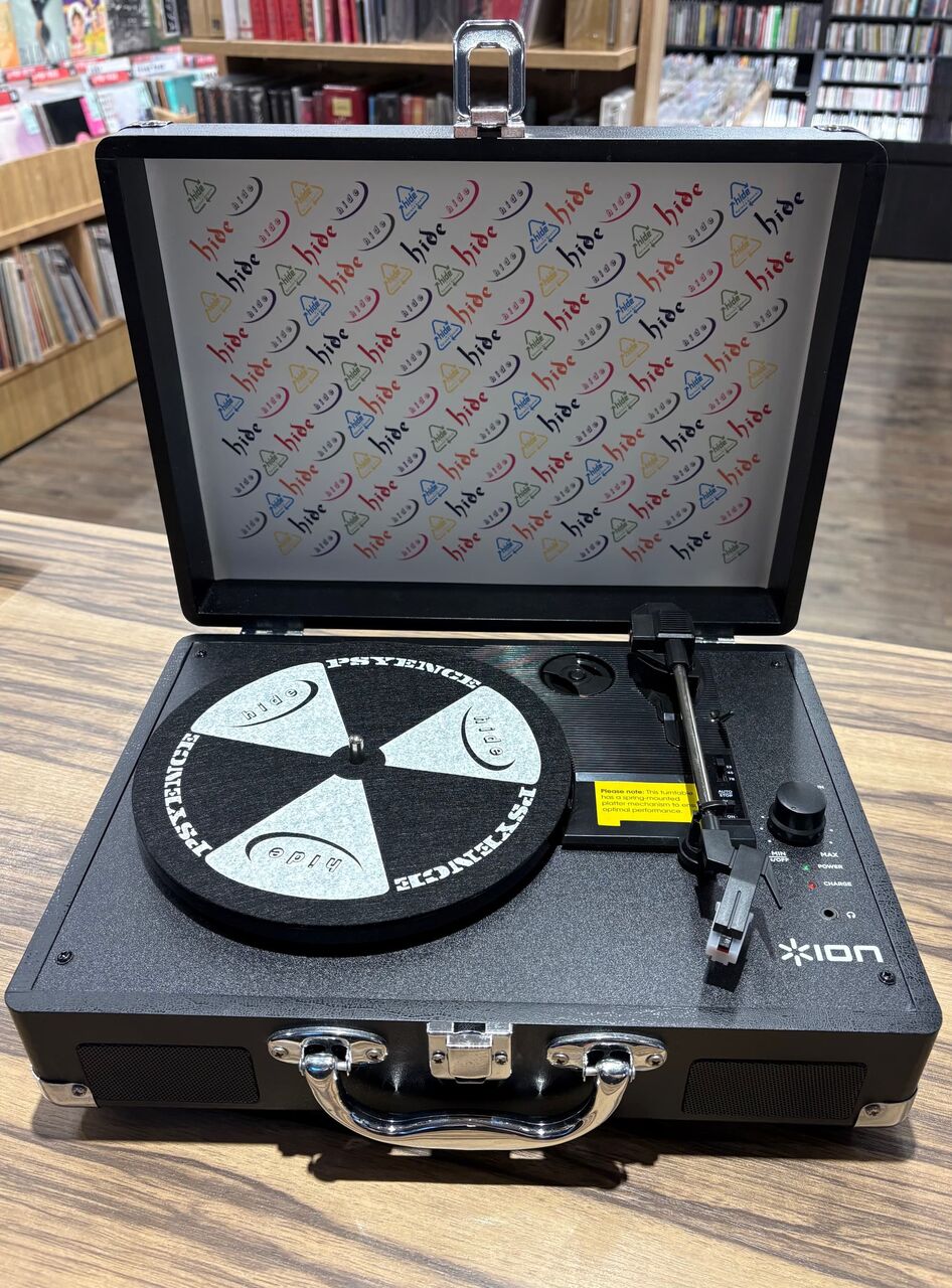 11月8日(土) ION×hide 特製ポータブル・中古レコードプレーヤー入荷