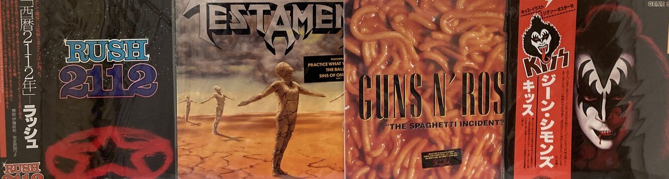 中古レコード(大量約100枚) 8/24(日) HARD ROCK / HEAVY METAL 中古レコード入荷情報