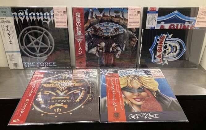 10/8(水) メタル系が白眉 80年代の国内盤レコードがオールジャンルで