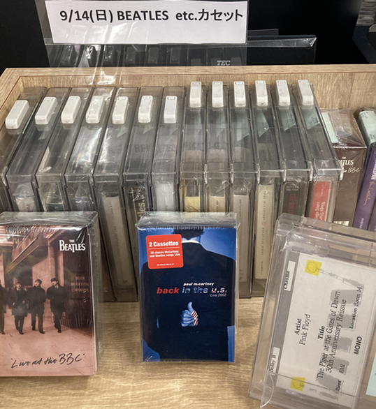 9/14（日）BEATLES！カセットテープ入荷！！ : ディスクユニオン新宿