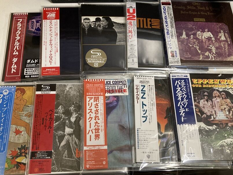 11月8日(金)ロックの紙ジャケットCDが約200枚入荷しました 11月8日(金)ロックの紙ジャケットCDが約200枚入荷しました