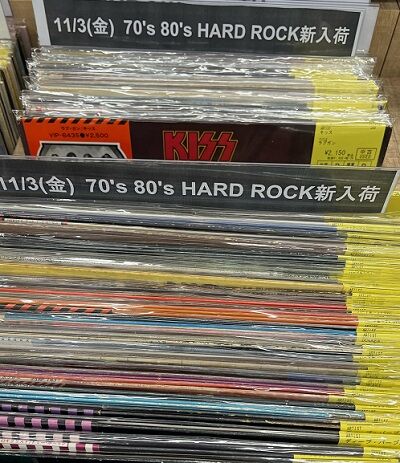 11/3(金) HARD ROCK中古レコード約80枚入荷しました。 : ディスク