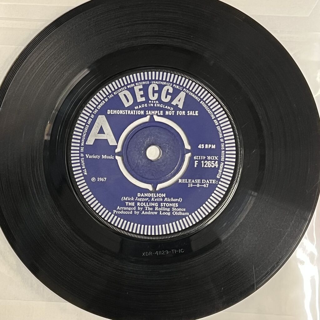 8/18(金) ローリング・ストーンズ UKオリジナル 7インチ