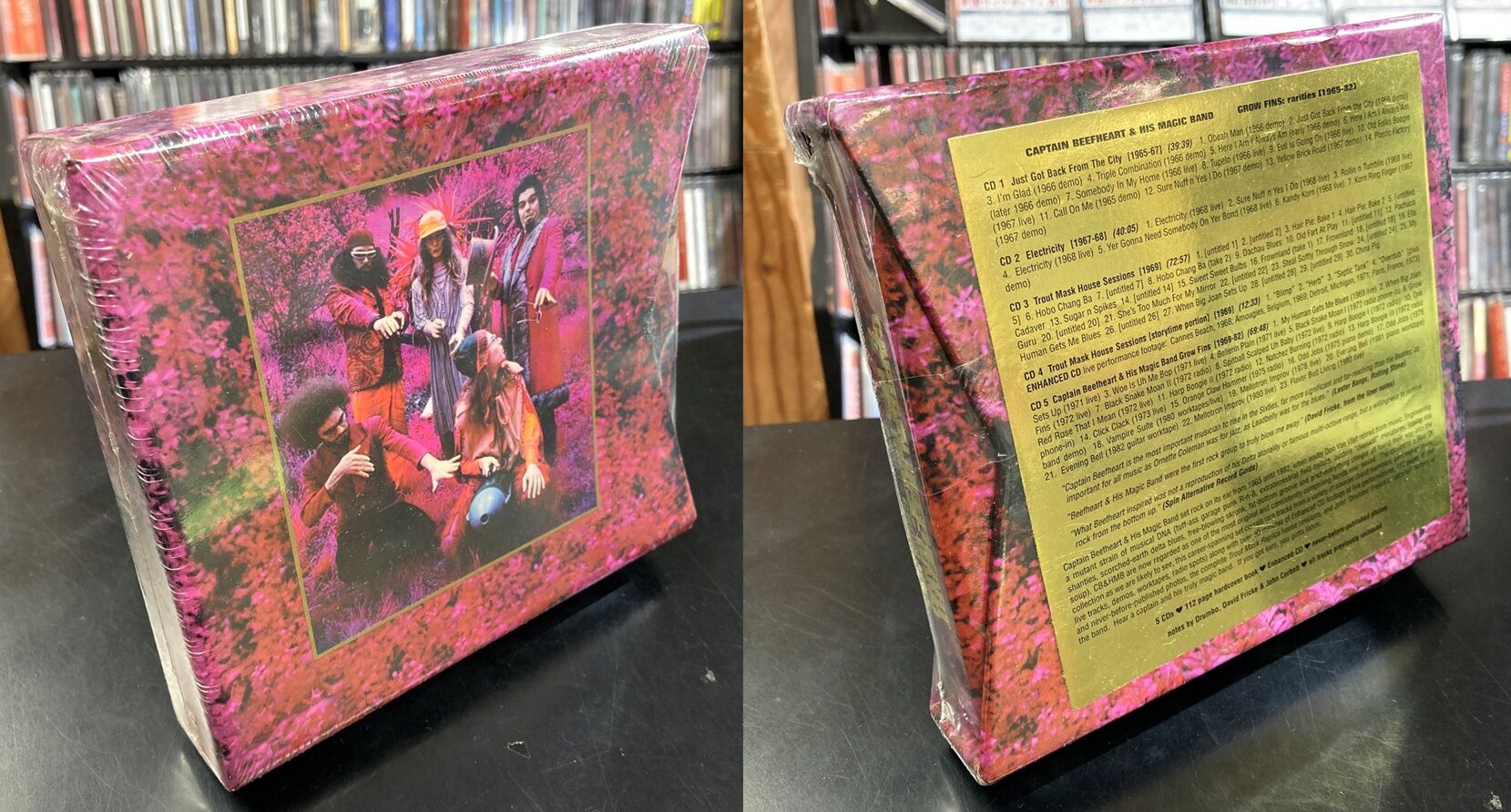 CAPTAIN BEEFHEART 「GROW FINS」5CD 日本流通盤 CAPTAIN BEEFHEARTの5CDレア音源集「GROW FINS: RARITIES [1965-82