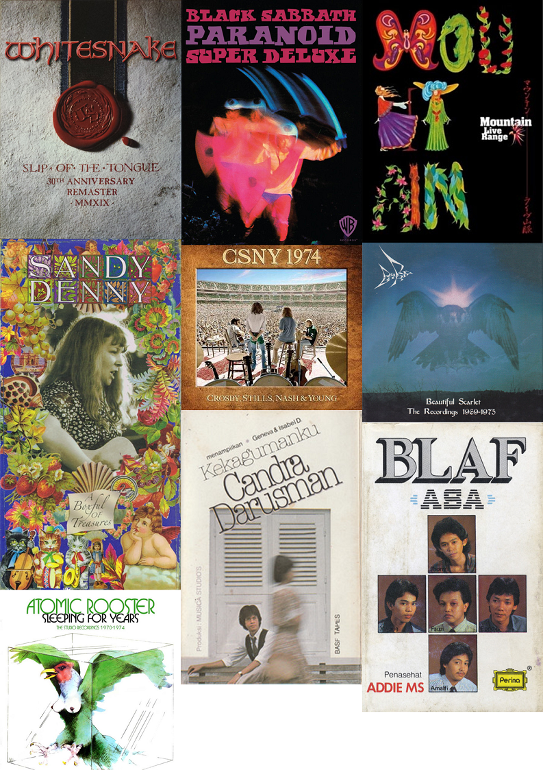BLACK SABBATH、WHITESNAKEのデラックス・エディションBOXや BLACK SABBATH、WHITESNAKEのデラックス・エディションBOXや