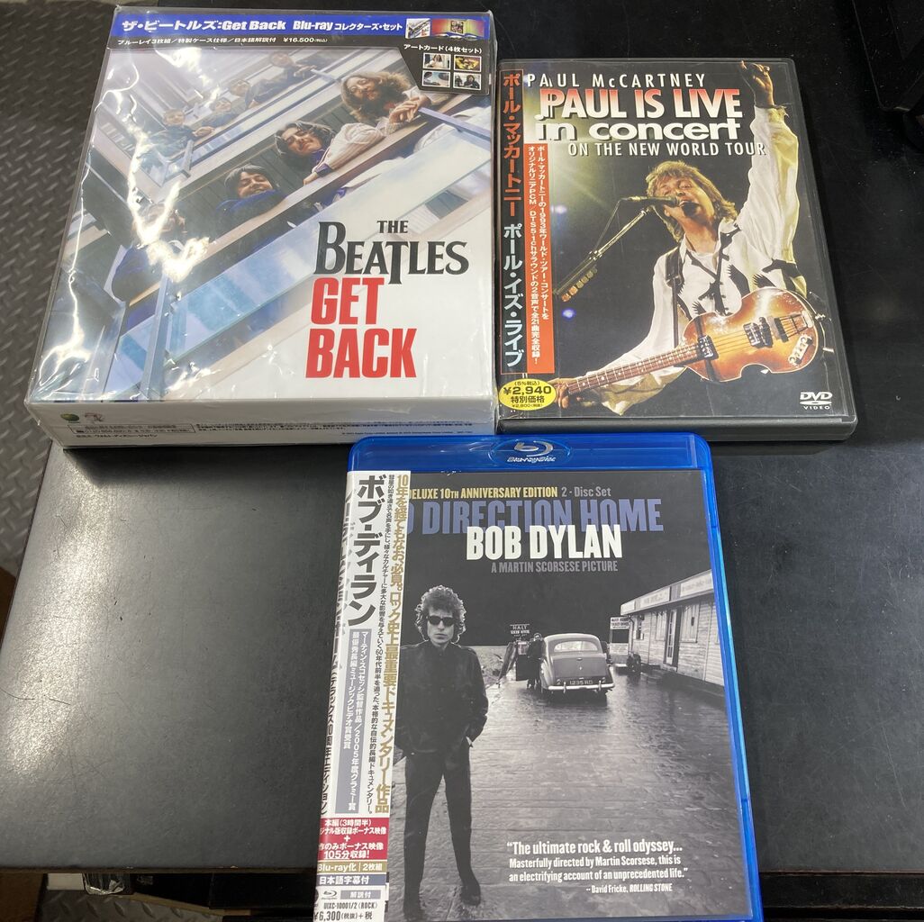 ビートルズとボブ・ディランのBOXや映像タイトルが入荷!! 3/18(水