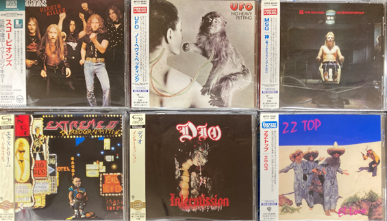 8/17(月)SCORPIONS、UFO、MSGなどのマイケル・シェンカー絡みのHARD