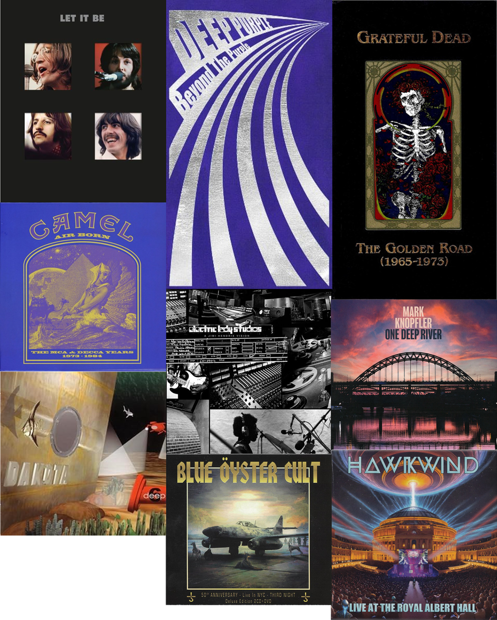 BEATLESの木製ガレージBOXや「レット･イット･ビー スペシャル･エディション」国内初回プレス、CAMEL、GRATEFUL DEADの ...