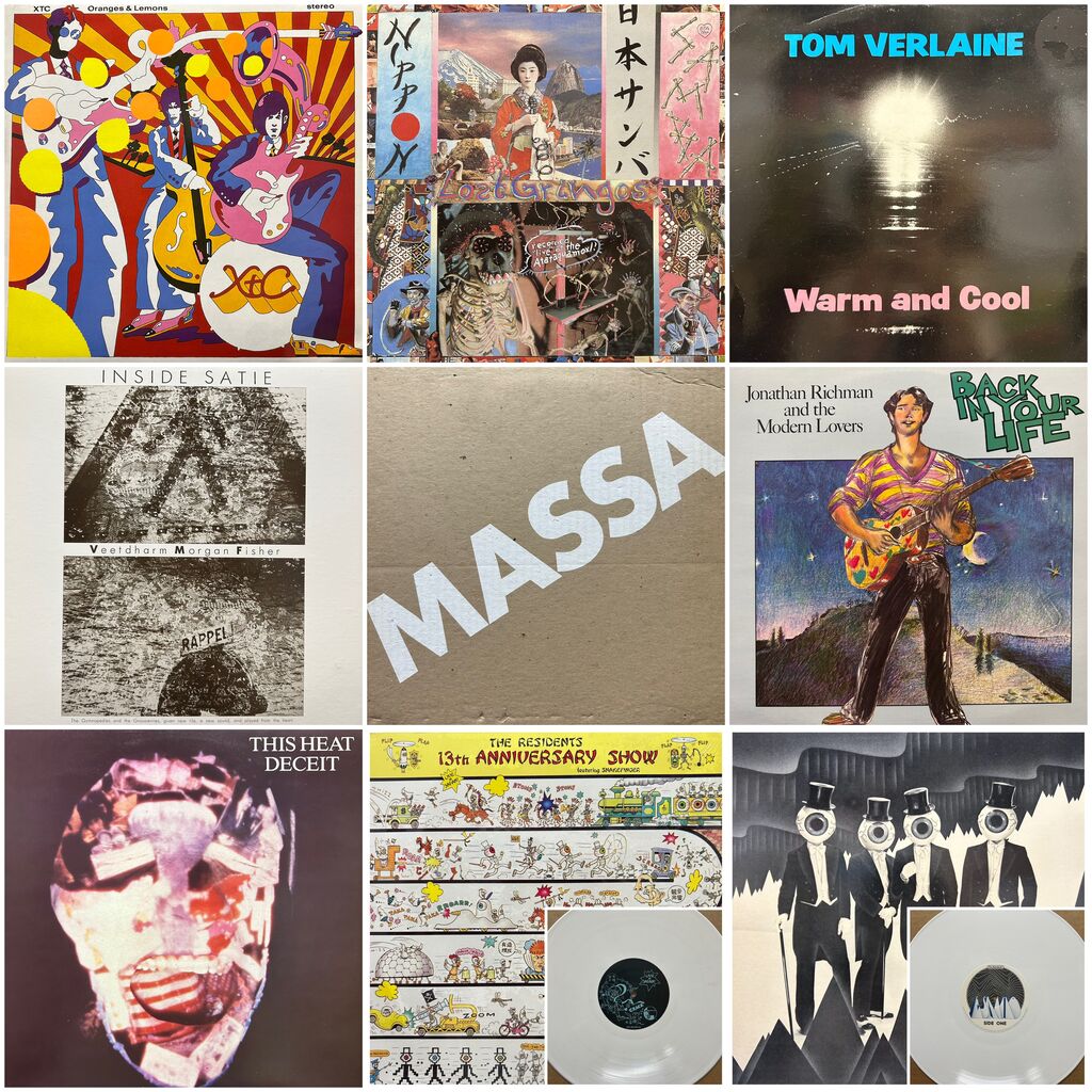 ロック　レコードまとめ 価格入り在庫リスト更新いたしました⇒6/1(土)日本のロック