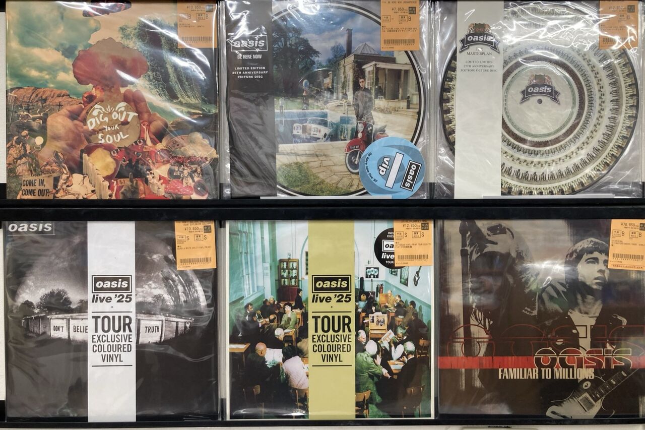 6/13(土) 【中古】OASIS オリジナル盤・限定盤レコード緊急放出 