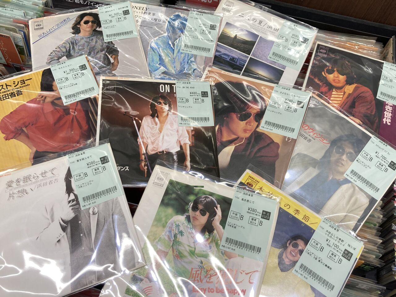 2026年8月4日(火) 新着中古≪7インチレコード≫入荷♪浜田省吾,FLEX