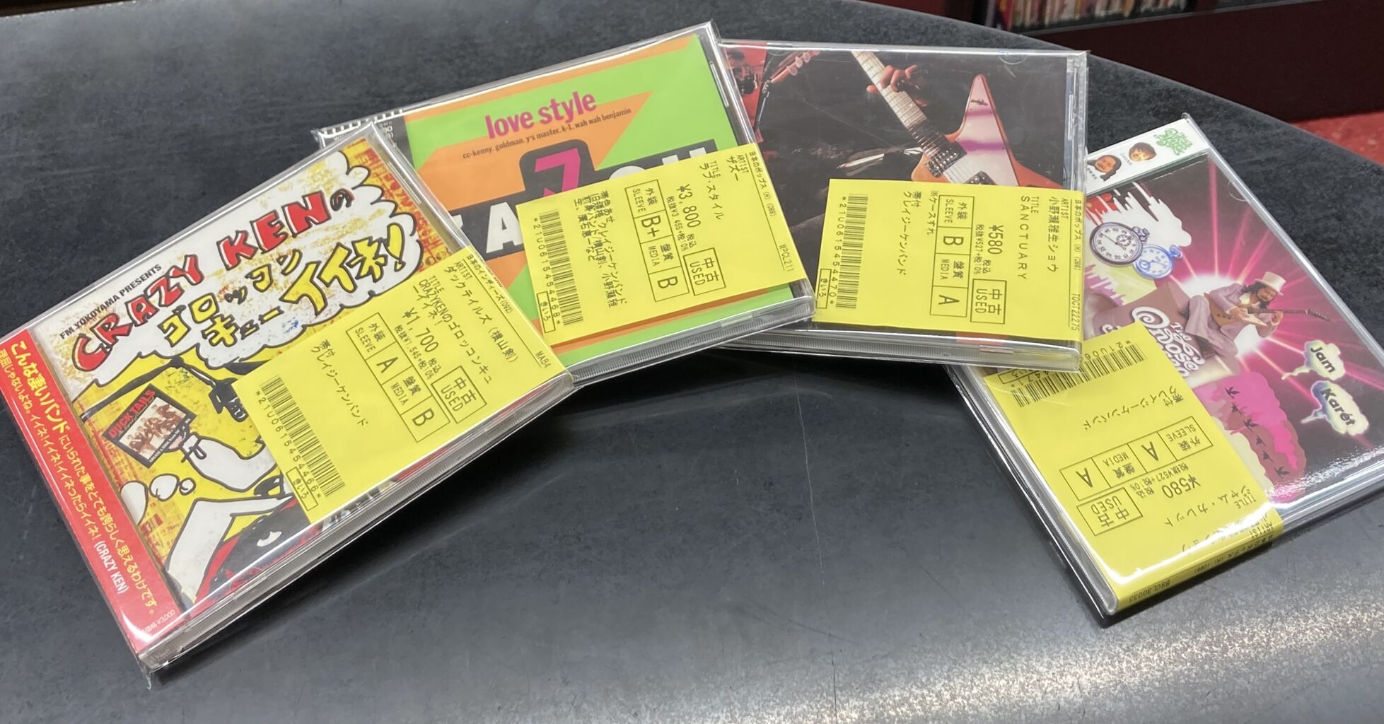 8/31(土) CKB!!クレイジーケンバンド、関連CDまでまとまって入荷