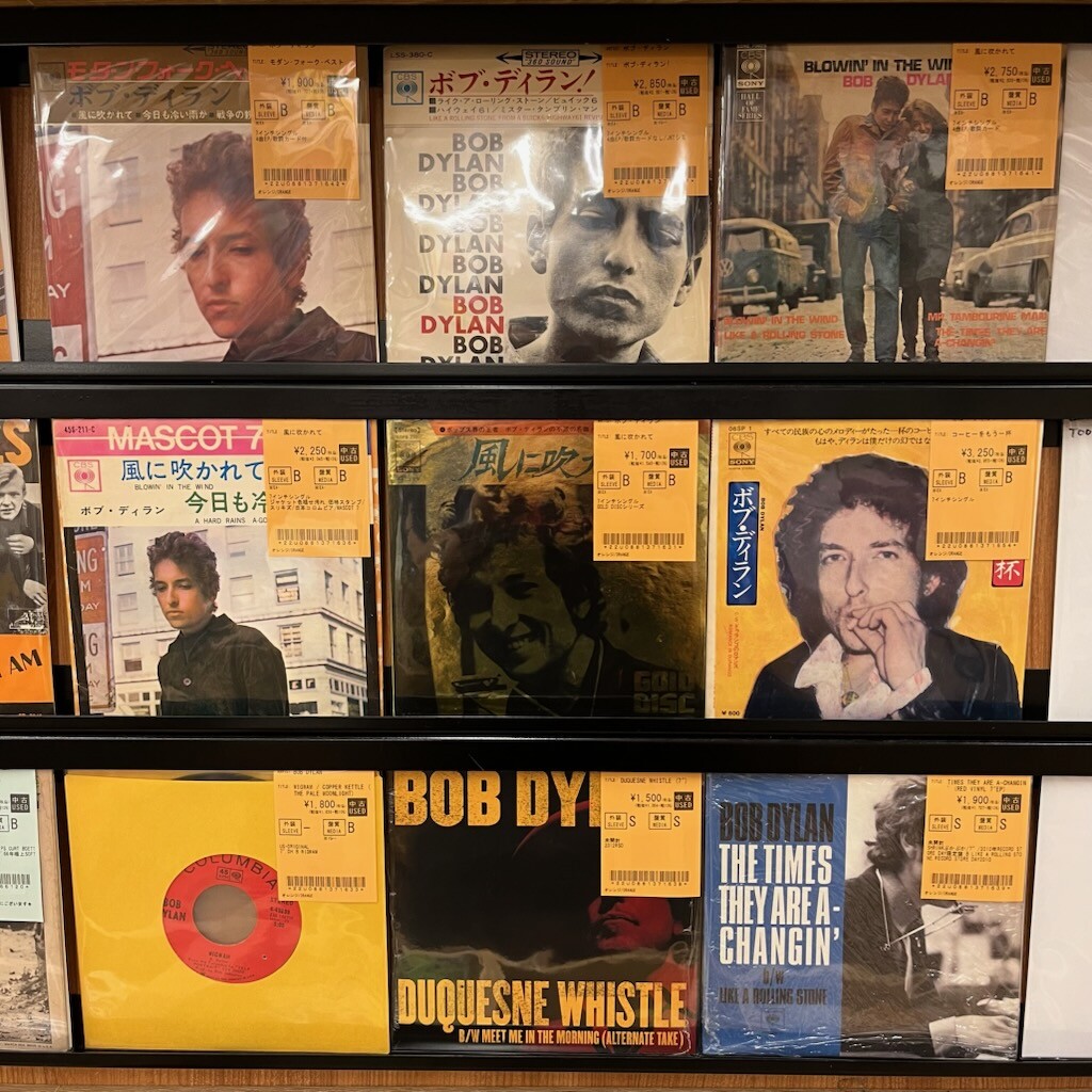 BOB DYLAN ボブ・ディラン 7インチレコード 8/4(月) BOB DYLAN ボブ・ディランの7インチ・シングルがまとめ