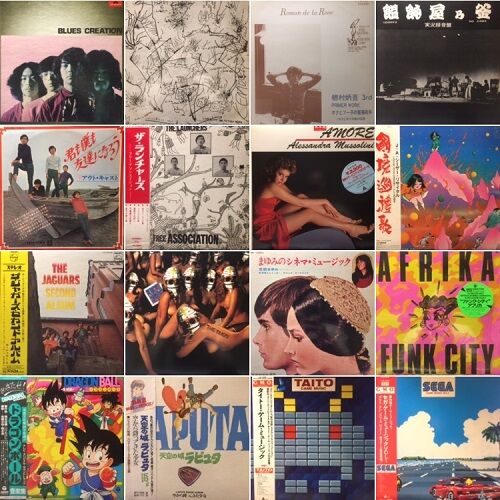 ストックリスト公開!!12/2(土)「邦楽廃盤レコードセール～昭和編(LP