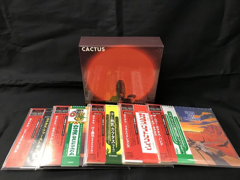 カクタス 紙ジャケットCD５タイトル・セット・DU特典巻き帯＆ボックス付き 9/19(月祝)【特典ボックス付き】紙ジャケットCD入荷 : ディスク