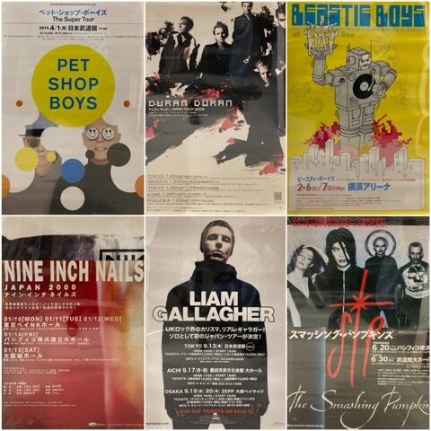 ロック来日販促＞新着ポスター20点 LIAM GALLAGHER/BEASTIE BOYS