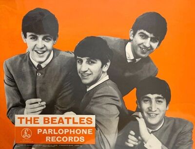 1976年 英国オリジナル】ビートルズ 8つ折り 特大ポスター◎Beatles