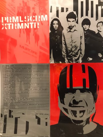 音楽ポスター プライマル・スクリーム 1994 シングル告知 音楽ポスター プライマル・スクリーム 1994 シングル告知 Primal