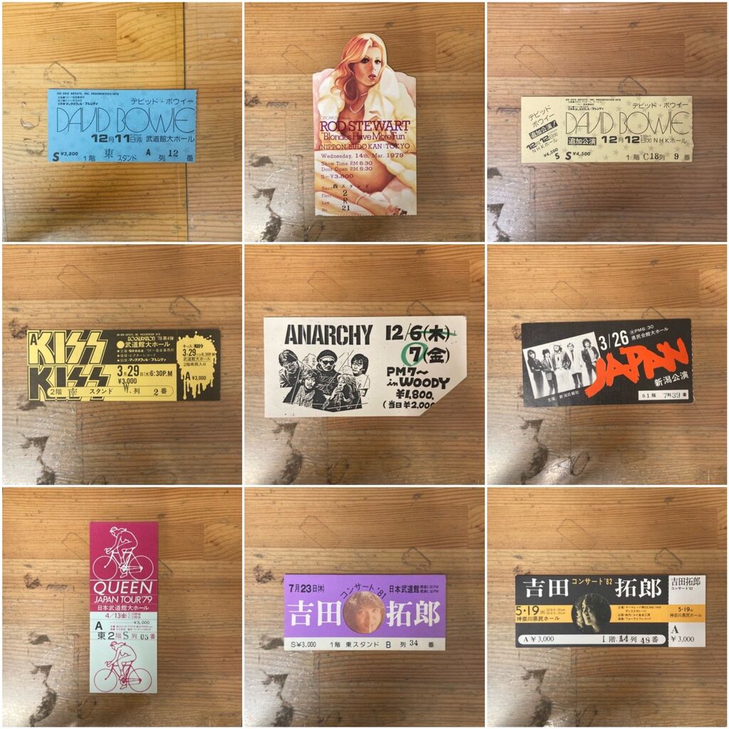 デビッドボウイ /  直筆サイン色紙・TOUR BOOK・コンサートチケット デビッドボウイ / 直筆サイン色紙・TOUR BOOK・コンサート