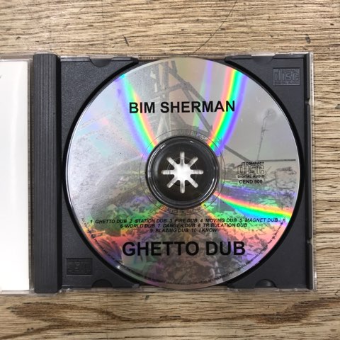 洋楽 BIM SHERMAN GHETTO DUB CD Ghetto Dub | Bim Sherman | Week—End Records