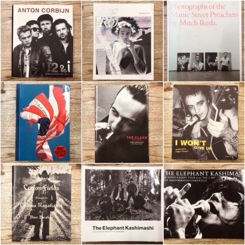 U2 &I アントン　コービン アーティスト写真集9点 U2/MANIC STREET PREACHERS/THE CLASH
