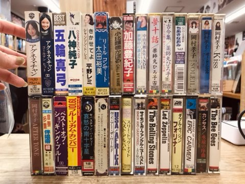 新着中古カセットテープ 入荷 約60点！(生テープも有