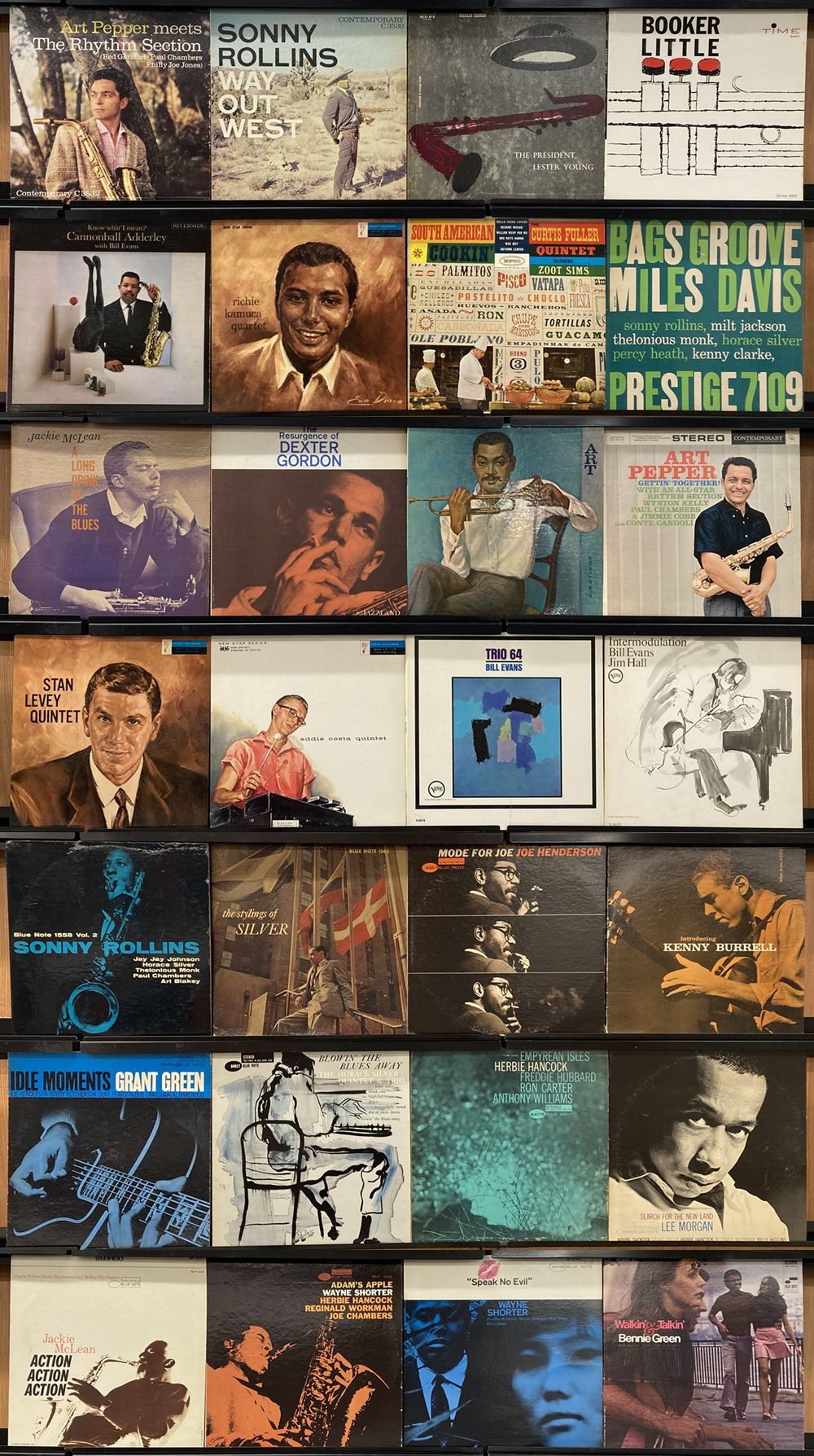 ゆうたろう メンバー全員サイン入り廃盤ジャズ・レコードArt Blakey HMV record shop 渋谷10周年記念～ジャズ名盤6作品が帯付きLP