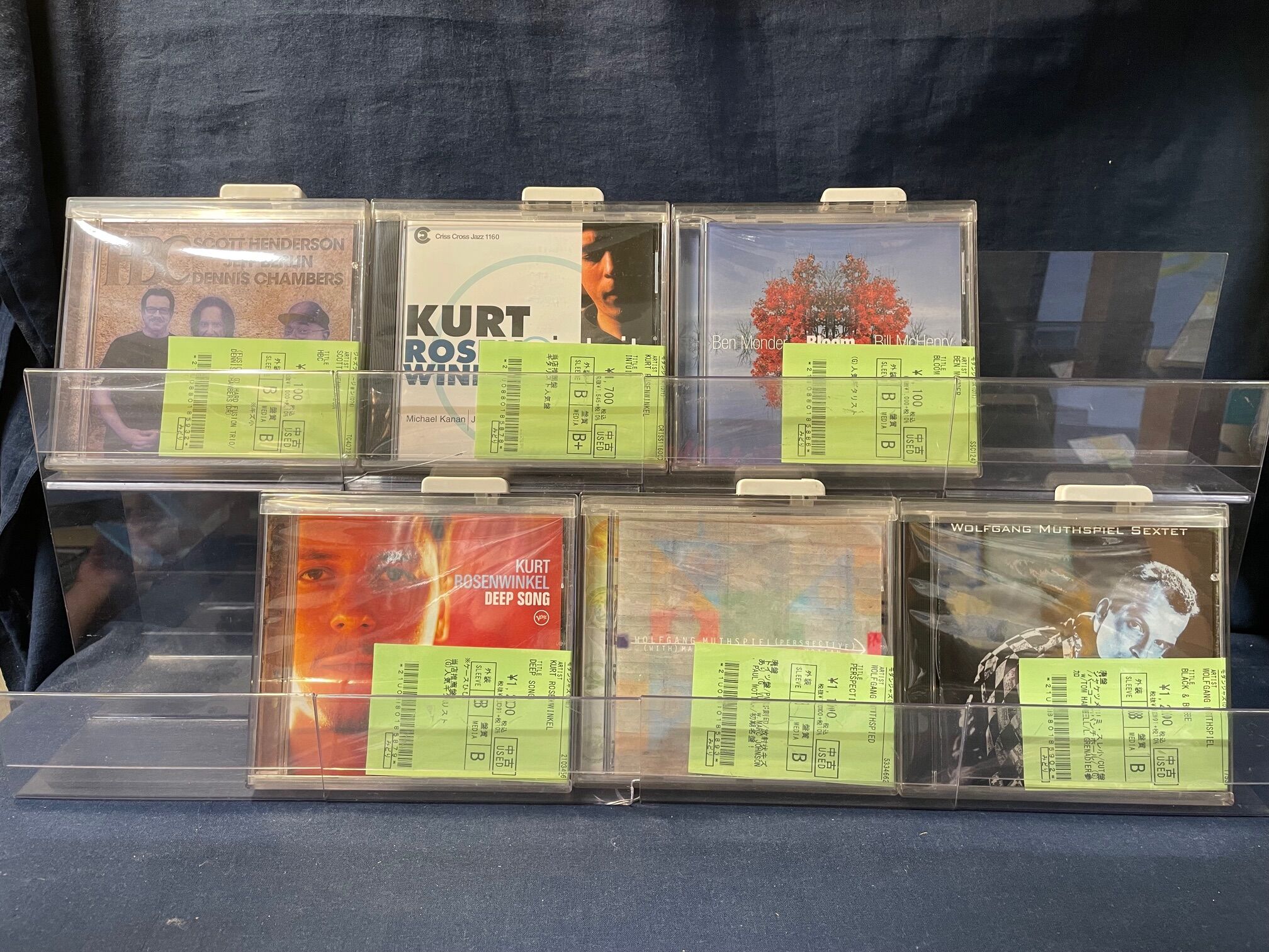CD廃盤ブログ (ben monder/kurt rosenwinkel) : ディスク
