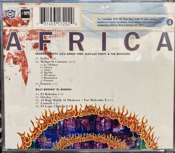 中古CD】個人的推薦盤「JAZZ MEETS AFRICA」MPS音源2IN1/ George