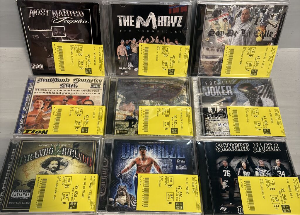 5/5(火)オンライン出品しました⇒5/4(月)中古入荷♢CHICANO GANGSTA