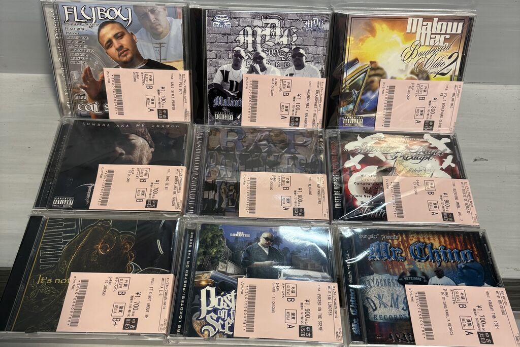 4/6(月)オンライン出品開始⇒3/30(月)中古入荷♢CHICANO GANGSTA RAP