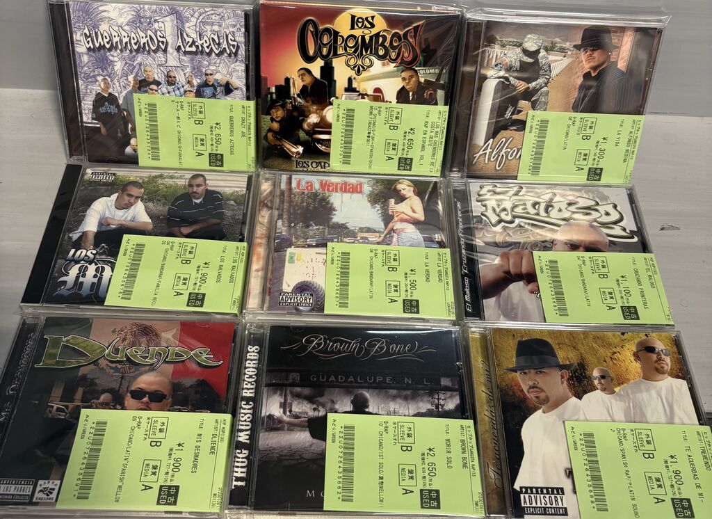 5/13(水)中古入荷♢CHICANO GANGSTA RAP CD入荷情報♢ : ディスク
